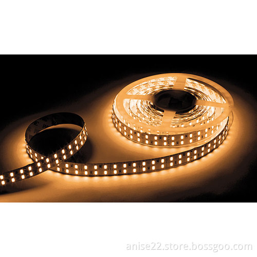 5M 600pcs 5630 Double Row Flexible LED Strip, Waterproof, 2,800-7,500K CCT DC 24V, High Brightness